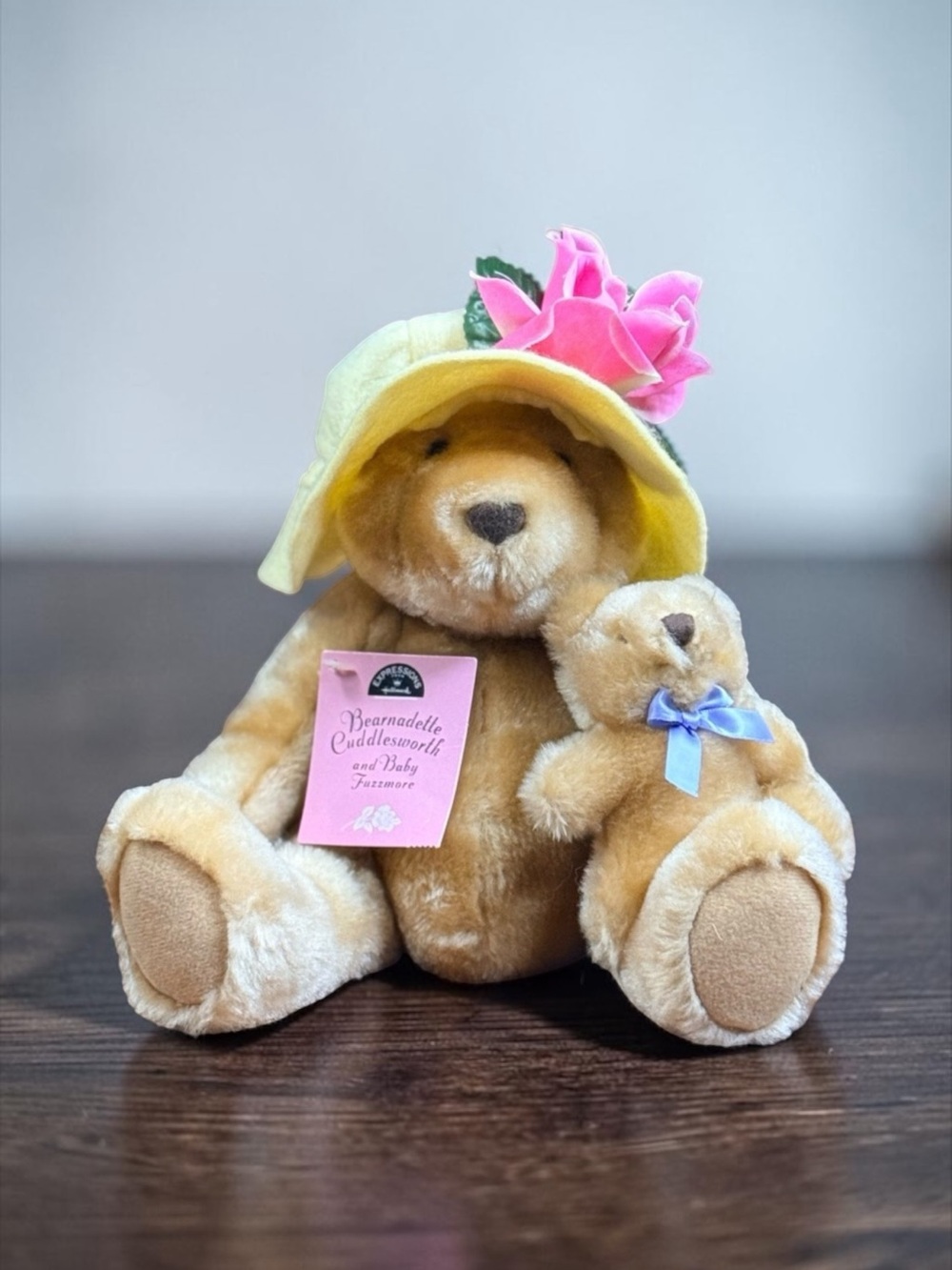 HALLMARK CARDS, INC. Bearnadette Cuddlesworth and Baby Fuzzmore Stuffed Bears